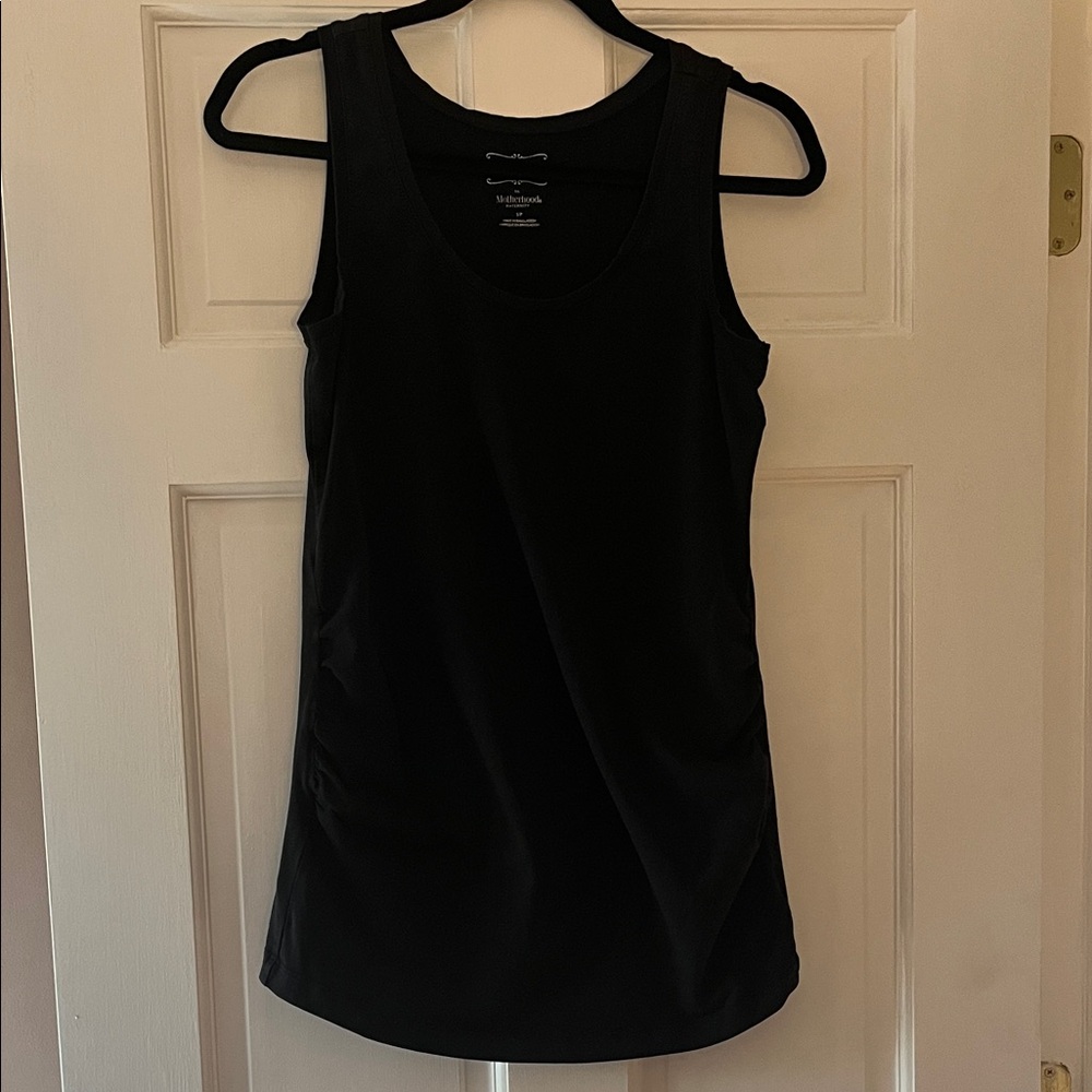 Bumpstart Motherhood maternity Black Tank Top